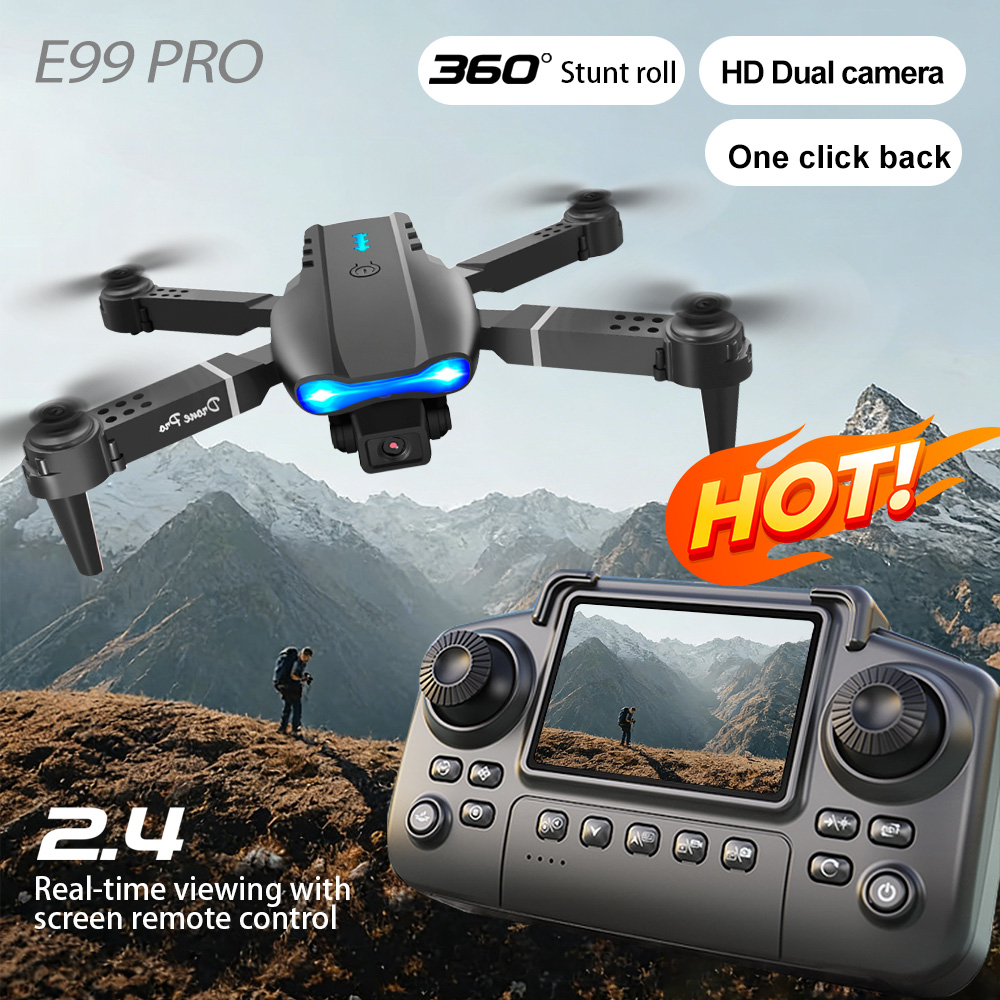 Drone Battery Adapter - Drone Aereo con Doppia Lente, Commutazione,