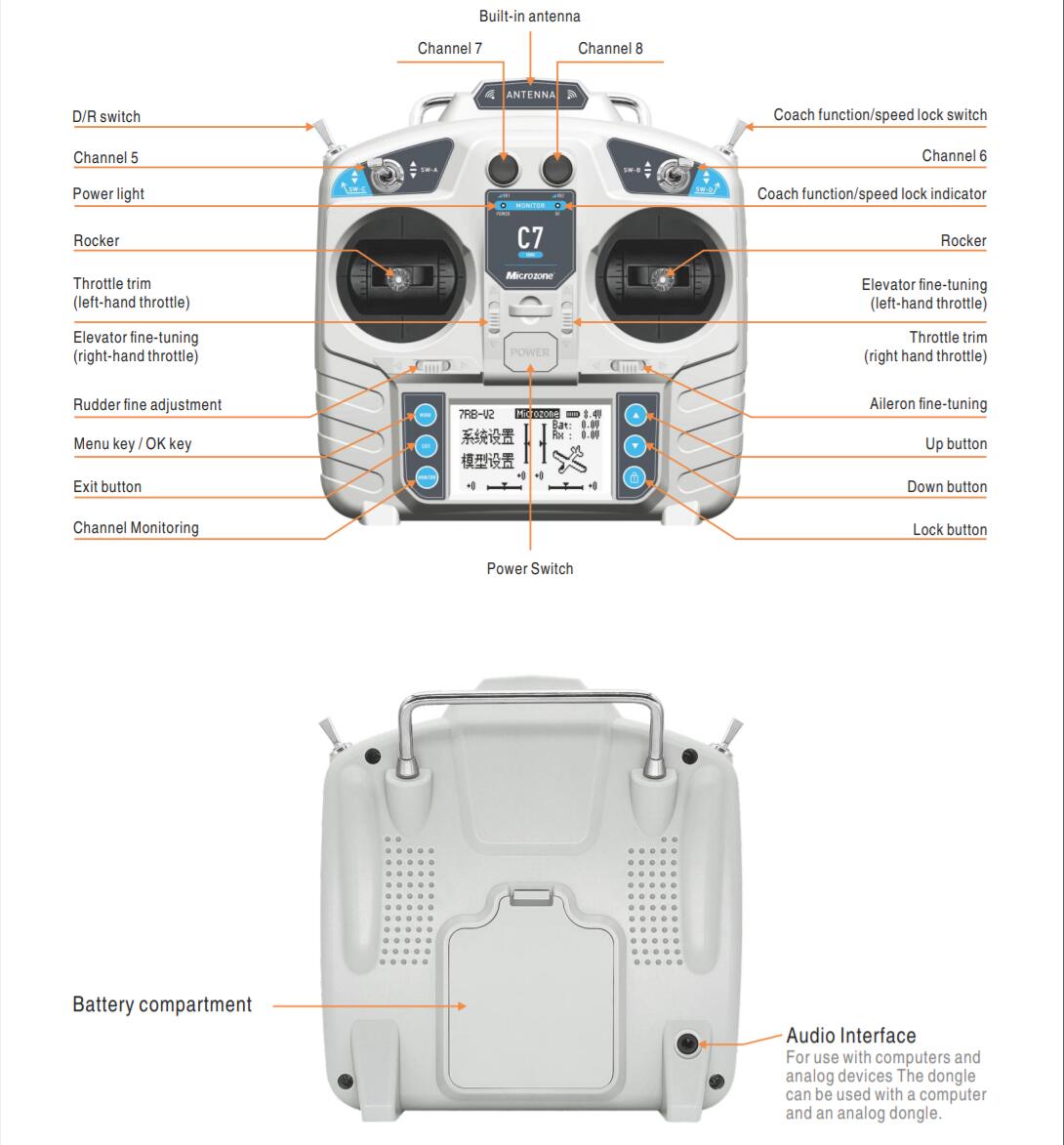 MicroZone MC7 Controller C7 MI - Drone Battery Adapter recensione e prezzo