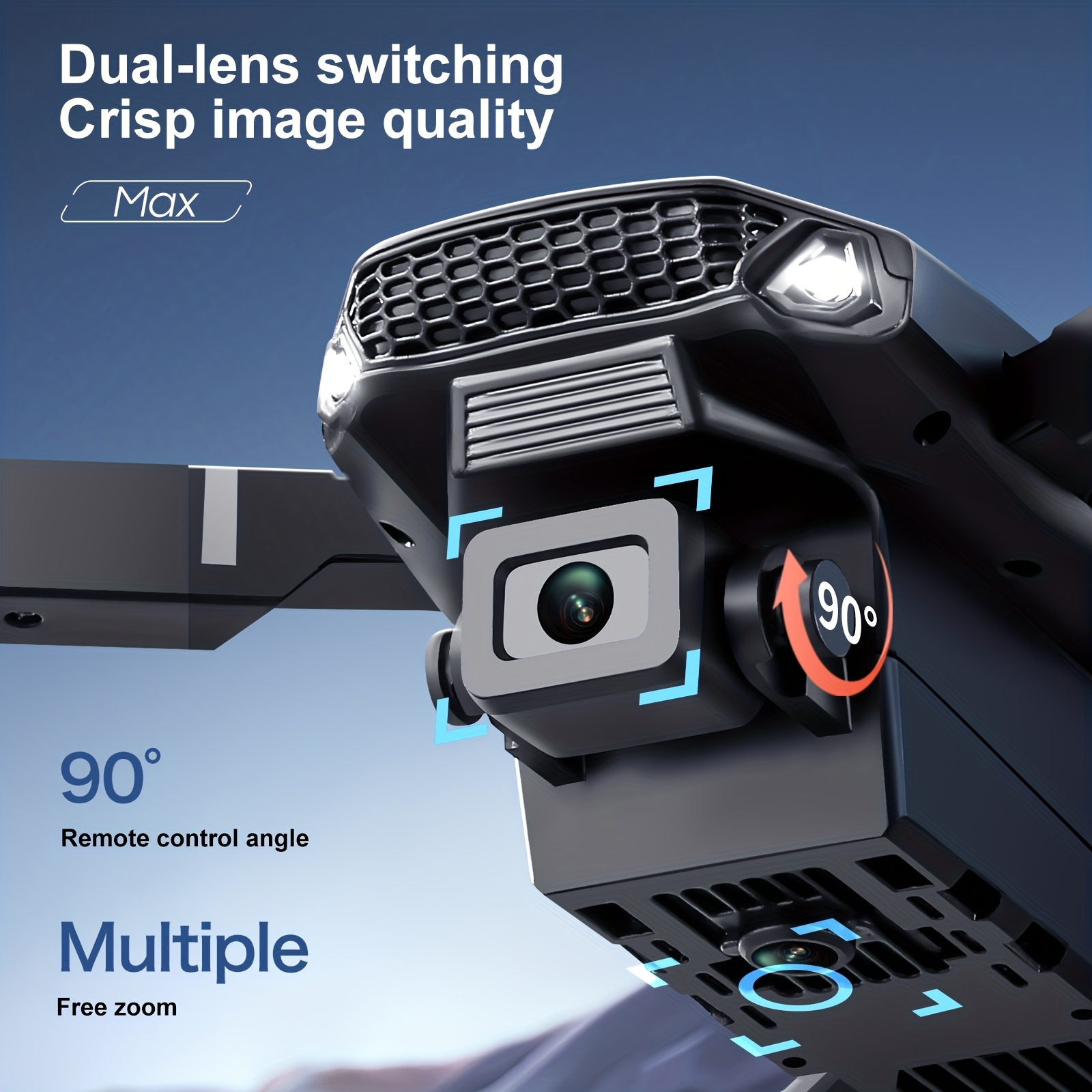 Drone Pieghevole E88 PRO MAX 2 - Drone Controller Screen recensione e prezzo